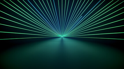 Vibrant laser beams create stunning visual effect dark space, evoking sense of depth and energy
