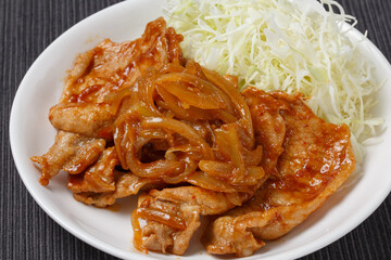 豚ロースの味噌ダレ焼き