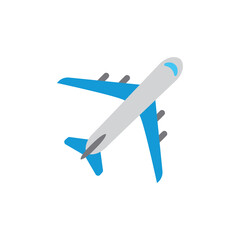 airplane plane travel traveling airport air emoji symbol sign icon vector illustration isolated flat © valvectors