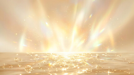 キラキラした金色の閃光の背景