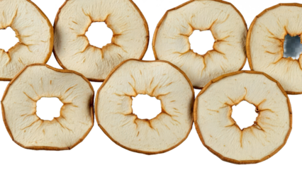 Thick Apple Slices Fresh Crispy Transparent Background Organic Natural Light Juicy Appetizingfood Photography.png