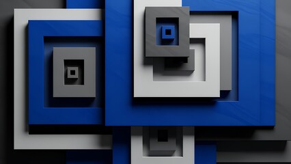 奥行きのあるモダンなスクエアデザインのビジネス向け壁紙