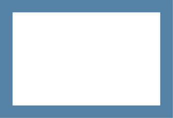 Obraz premium Minimalist Solid Frame Rectangle Shape in Light Blue Colour Design