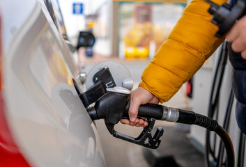 Refueling Car Close-Up