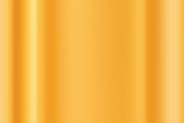 Gold Metal Background with Blurred Luxury Texture. Golden yellow shiny metal texture with smooth abstract gradient backdrop for banner, website, cards, presentations, poster. Vector illustration