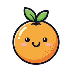 Cute Cartoon Orange Illustration