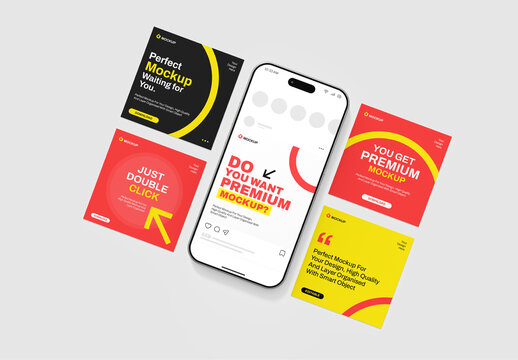 Premium Social Media Web Post Mockup