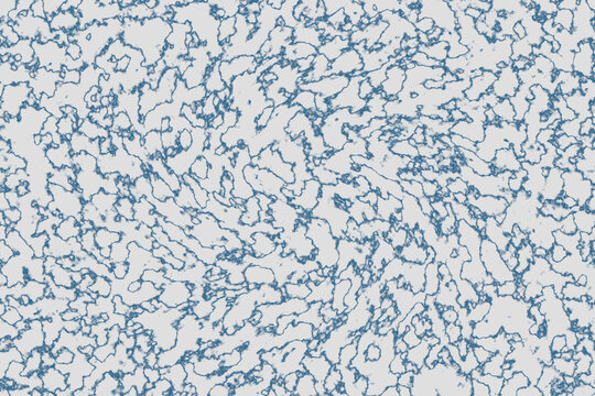 Abstract Blue and White Marble Texture with Natural Veined Mineral Pattern