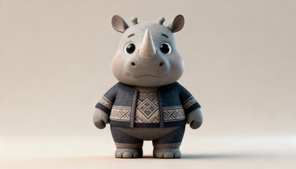 toy cow on white background