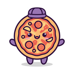 Pizza Character Illustration