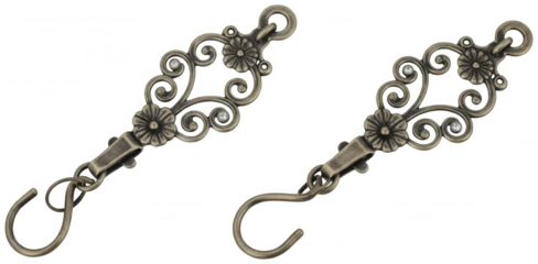 Plant Hanger png Floral Hook cutout Decorative Chain png Vintage Bracket cutout Hanging Basket png Garden Ornament cutout Metal Support png Antique