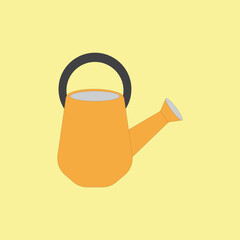 Gardening tool, watering can vector illustration © Mzto