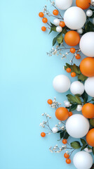 Cute Happy New Year Greeting Card with Adorable Characters and Festive Elements