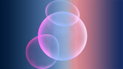 Abstract gradient background with luminous spheres for modern designs
