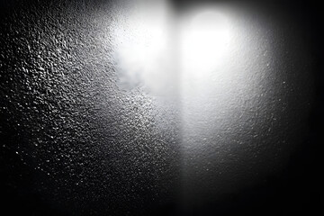 Gray grainy background, black white gradient grayscale abstract monochrome noise texture banner, header cover wallpaper backdrop design