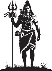 Mahadev Portrait Vector for Maha Shivratri