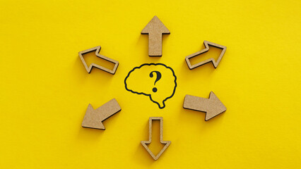 Decision Paralysis in Strategic Management Concept with Overanalysis, Executive Uncertainty, Risk Avoidance and Delayed Business Decisions