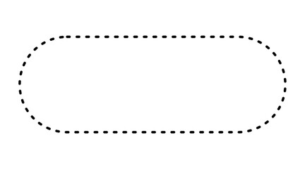 Black dotted rounded rectangle outline