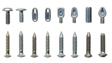 Collection of various screws and bolts