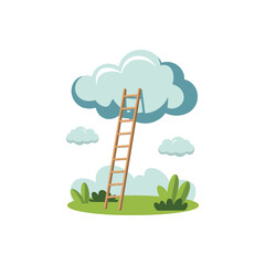 Climbing Ladder To Cloud Dream