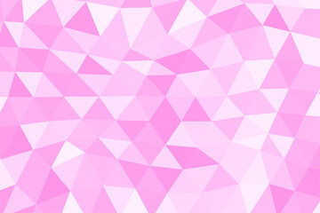 ピンクの三角形が連なる幾何学模様の抽象的な背景パターン