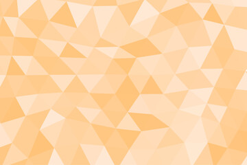 オレンジの三角形が連なる幾何学模様の抽象的な背景パターン
