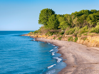 Typische K&uuml;stenlandschaft am Strand der Ostsee bei Rerik, Mecklenburg-Vorpommern, Deutschland