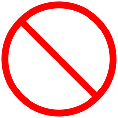 禁止マークのイラスト素材