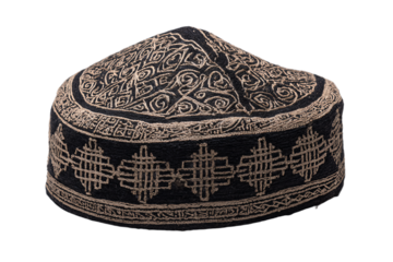Traditional Embroidered Cap with Intricate Designs