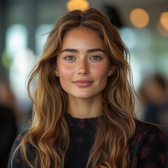 Photo of a woman with long hair