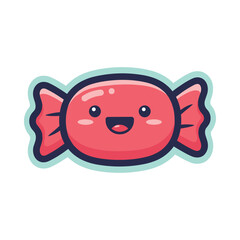 Cute Cartoon Candy Illustration