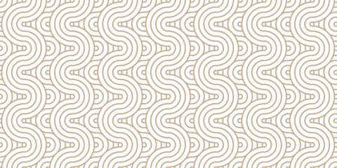 Fototapeta premium Vector paper minimal overlapping brown overlap fabric floral ornament fashion. abstract pattern creative textile design. seamless diamond geometric tiles background.