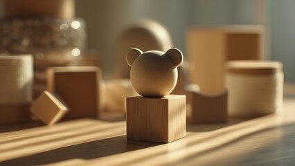 Premium ESG Environmental Responsibility Image with Eco Materials and Clean Materials in Luxury Minimal Style