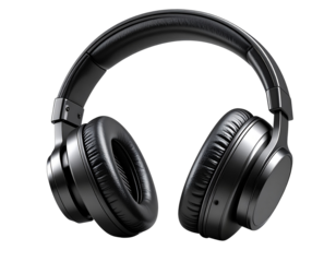 Gaming and Office Headset, Modern Audio Device, Transparent PNG