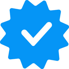 Verification Badge Icon for Security and Identification System.