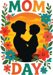 Sunset Motherhood Silhouette