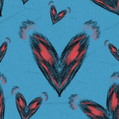 Pattern seamless of colorful butterflies wing. Illustration