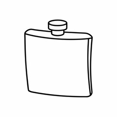 Laboratory Flask Vector Illustration