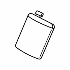 Laboratory Flask Vector Illustration