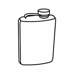 Laboratory Flask Vector Illustration