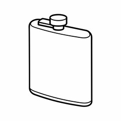 Laboratory Flask Vector Illustration