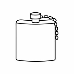 Laboratory Flask Vector Illustration