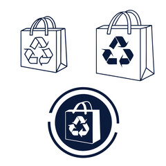 A high quality vector based Triman logo and recycle   
