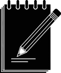 Edit Icon Collection Writing Note Symbol Illustration Notepad Edit Document With Pencil Icon