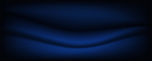 Dark Blue Gradient Abstract Background. Blurred Gradient with grain noise texture effect, elegant and futuristic good for wallpaper, copy space
