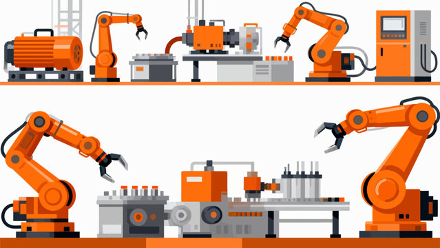 Industrial robots and machinery