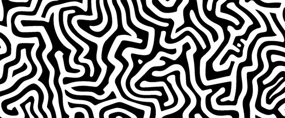 Vector creative grunge seamless pattern.