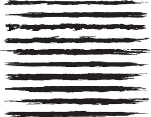 set of black Grain brush Illustrator