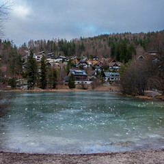Turquoise Lake at Naselje Ivana Krivca