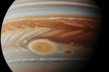 Vast storm on jupiter's surface